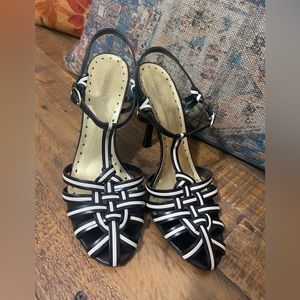 BCBGirls beige and black shoes. Size 9.5 brand new